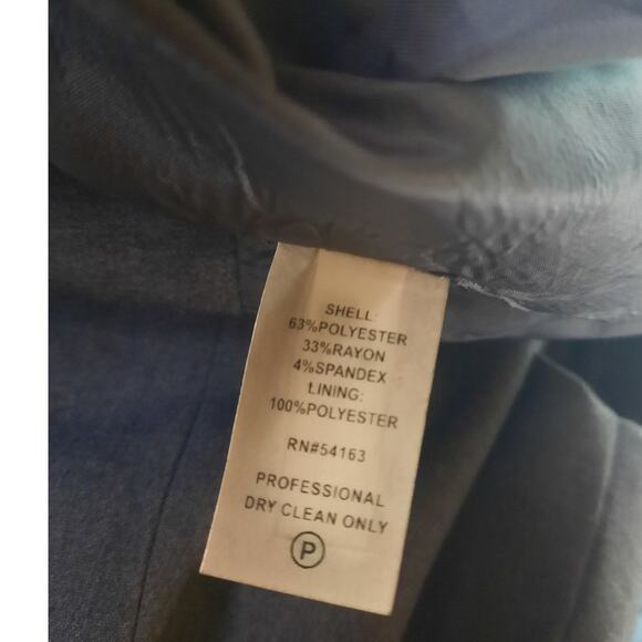 Calvin Klein Gray Cap Sleeve Sheath Dress 6 Tailored Work Office Chic Executive - Picture 8 of 12